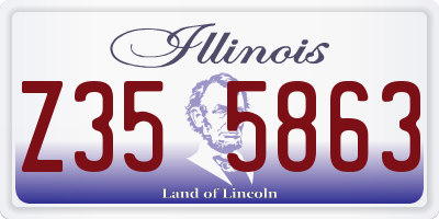 IL license plate Z355863