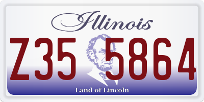 IL license plate Z355864