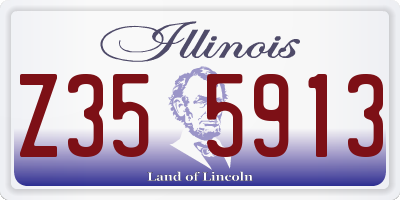 IL license plate Z355913