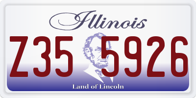 IL license plate Z355926
