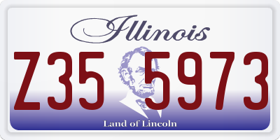 IL license plate Z355973