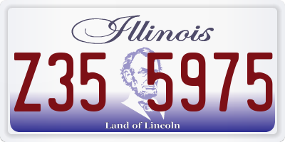 IL license plate Z355975
