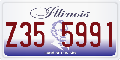 IL license plate Z355991