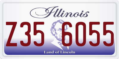 IL license plate Z356055
