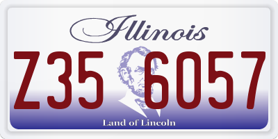 IL license plate Z356057