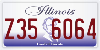 IL license plate Z356064