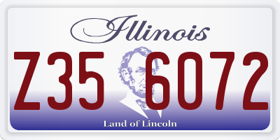 IL license plate Z356072