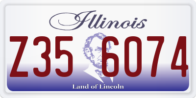 IL license plate Z356074