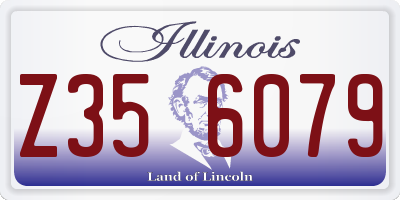 IL license plate Z356079