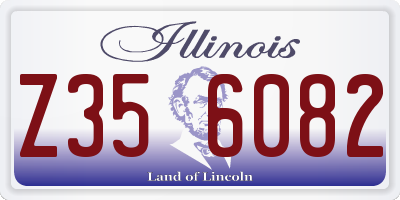 IL license plate Z356082