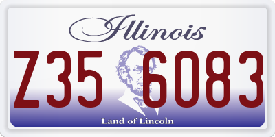 IL license plate Z356083