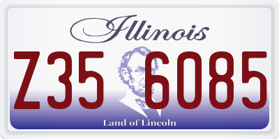 IL license plate Z356085