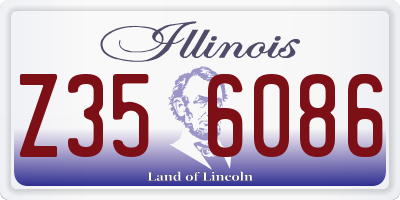 IL license plate Z356086