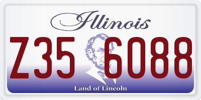 IL license plate Z356088