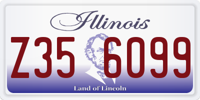 IL license plate Z356099