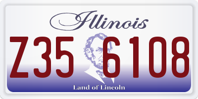 IL license plate Z356108