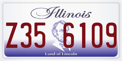 IL license plate Z356109