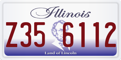IL license plate Z356112