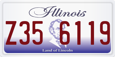 IL license plate Z356119