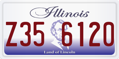 IL license plate Z356120