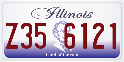 IL license plate Z356121