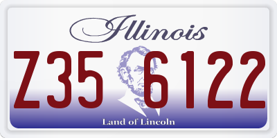 IL license plate Z356122