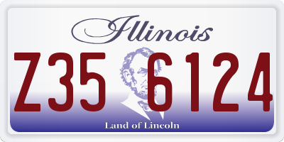 IL license plate Z356124
