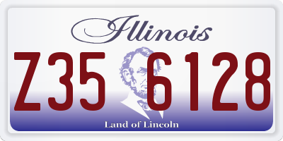 IL license plate Z356128