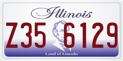 IL license plate Z356129