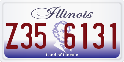 IL license plate Z356131