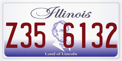IL license plate Z356132