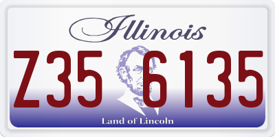 IL license plate Z356135