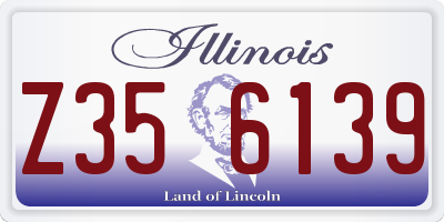 IL license plate Z356139