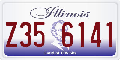 IL license plate Z356141