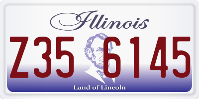IL license plate Z356145