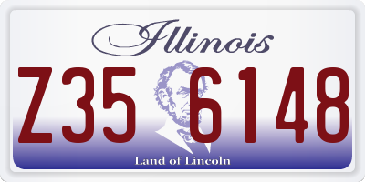 IL license plate Z356148
