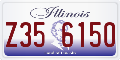 IL license plate Z356150