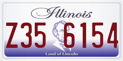 IL license plate Z356154
