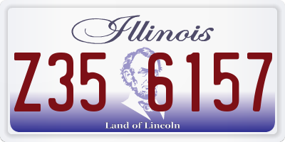 IL license plate Z356157