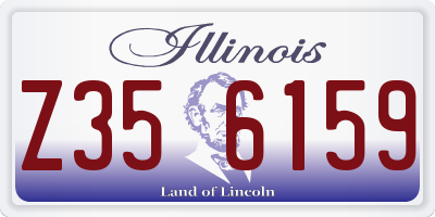 IL license plate Z356159