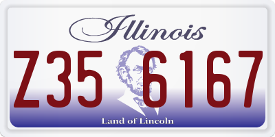 IL license plate Z356167