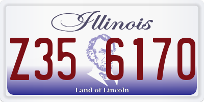 IL license plate Z356170