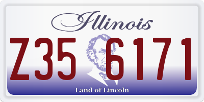 IL license plate Z356171
