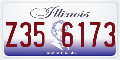 IL license plate Z356173