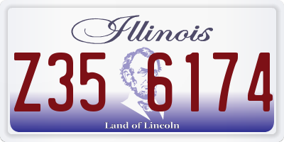 IL license plate Z356174