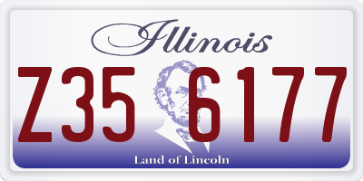IL license plate Z356177