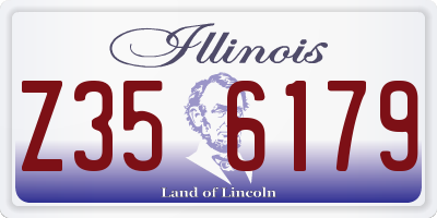 IL license plate Z356179