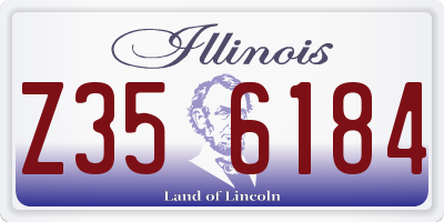 IL license plate Z356184