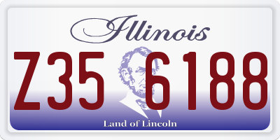 IL license plate Z356188