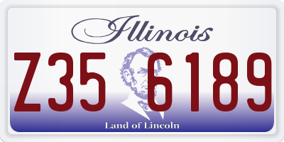 IL license plate Z356189